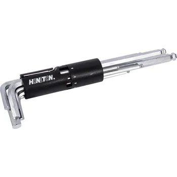 Ruční nářadí HONITON Sada prodloužených IMBUS klíčů s kuličkou 8 dílů | 2-10 mm