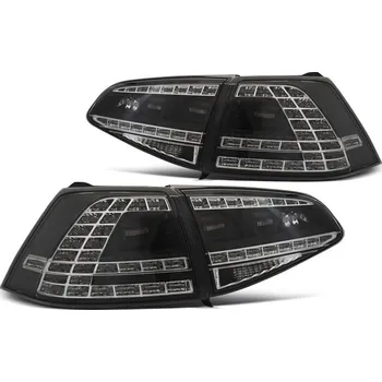 Zadní světlomet TUNING-TEC Zadní světla VW Golf VII 13-17 HTB - černé LED GTI LOOK SEQ