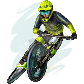 Jedlá dekorace na dort Caketools Jedlý papír "Cyklista 8" - A4