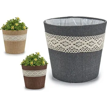 Žárovka Ibergarden Květináč Látka (19 x 17,5 x 19 cm) (19 x 17,5 x 19 cm)