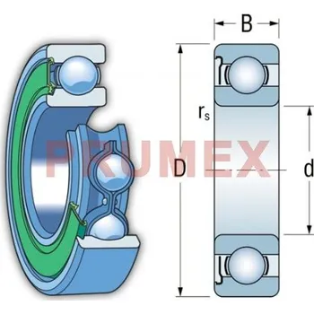 FAG 6308-RSR-C3 kuličkové ložisko