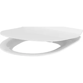 WC sedátko Cersanit Crea záchodové prkénko s pomalým sklápěním bílá K98-0177