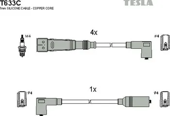 Zapalovací kabel TESLA T633C
