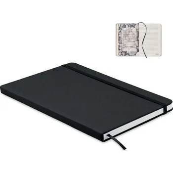 Zápisník Zápisník A5 z recykl. kartonu Stein, černá