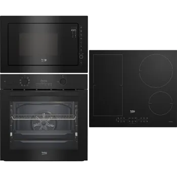 Set domácích spotřebičů SET BEKO BBIS17300BPSE + BMCB25433BG + HII64200FMT