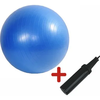 Gymnastický míč MÍČ GYMY ABS průměr 75cm modrý + Hustilka ZDARMA !
