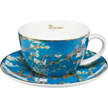 Goebel Van Gogh Čajový šálek s podšálkem Mandlový strom 0.25 ltr.