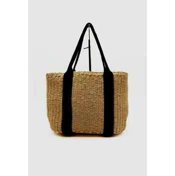 By Oceane dámská taška na stažení 330407-4 hnědá (papírová sláma)