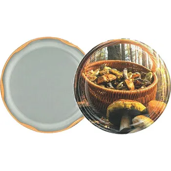 Zavařovací hrnec Marex Trade Víčka TWIST 66 mm HŘIBY III, 10 ks