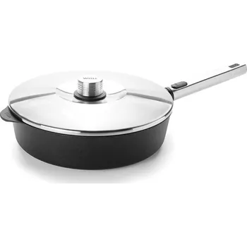 Pánev Pánev na soté Diamond PRO XR Logic s odnímatelnou rukojetí 28 cm - WOLL (Titanová pánev Logic PRO XR 28x7 cm s odnímatelnou rukojetí - WOLL)