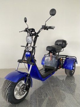 Elektrická Tříkolka Lera Scooters C5 2000W Modrá, Barva modrá Leramotors