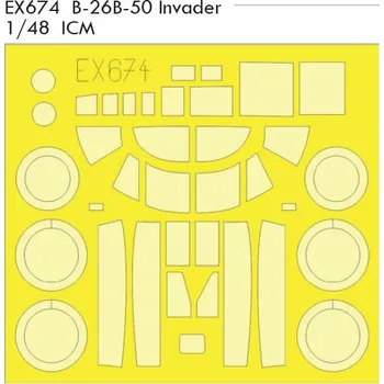 Plastikový model Eduard 1/48 B-26B-50 Invader (ICM)