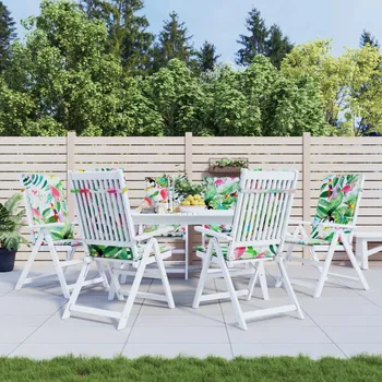 Podsedák vidaXL Podušky na židli s vysokým opěradlem 6 ks vícebarevné textil