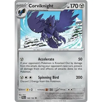 Karetní hra Corviknight 148/193 - Paldea Evolved Typ karty: Non-Holo