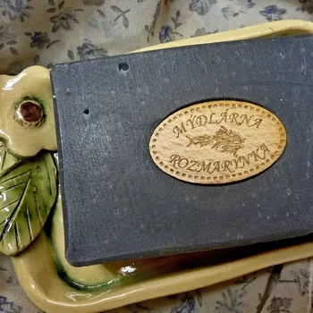 Mýdlo Mýdlárna Rozmarýnka Přírodní mýdlo - PŮLNOČNÍ KOUZLO - aktivní uhlí, anýz, hřebíček