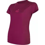 SENSOR MERINO ACTIVE PT ORCHIDEA dámské triko kr.rukáv lilla