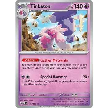 Sběratelská karetní hra Tinkaton 105/193 - Paldea Evolved Typ karty: Holo