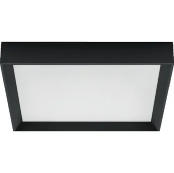 Linea Light Tara_Q, černé stropní svítidlo, 45W LED 2700K, 50x50cm