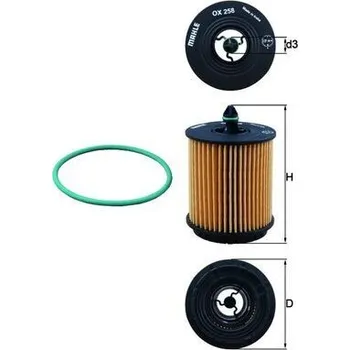 Olejový filtr Olejový filtr MAHLE OX 258D