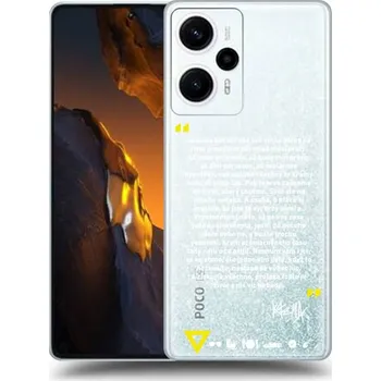 Pouzdro na mobilní telefon Picasee silikonový průhledný obal pro Xiaomi Poco F5 - Kazma - BUĎTE TROCHU YESMANI