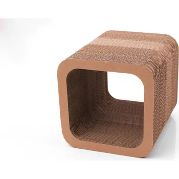 Ekomazlíček Škrabadlo pro kočky CUBE Hloubka škrabadla CUBE: 15x15x40 cm