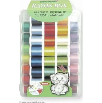 Nit Vyšívací nitě Madeira Rayon box (40x1000m)