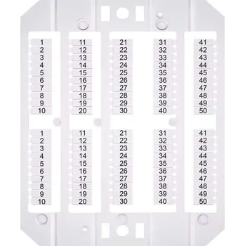 Štítek označovací pro pružinové svorky ESP-SHZ/1/1_50, ETI