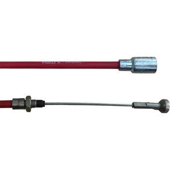 Příslušenství pro přívěs Lanovod brzdový zpevněný KNOTT 1130/1320 mm rychlomont. (s čočkou), červený