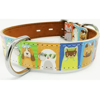 Obojek pro psa Designový kožený obojek DOGGIES Śířka obojku x obvod krku psa: 2,2 cm x 22-27,5 cm