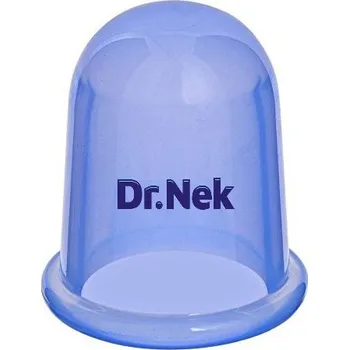 Baňkování Dr.nek Silikonová anticelulitidní masážní baňka modrá