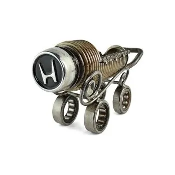 Kovová dekorace Kočárek