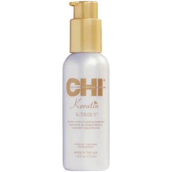 Tepelná ochrana vlasů Farouk Systems CHI Keratin K-Trix 5 termoaktivní uhlazující péče 115 ml