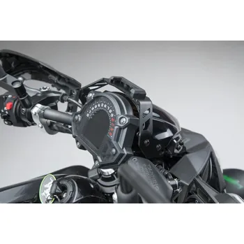 Auto-moto GPS držák pro kokpit černý. Kawasaki Z650 (16-).