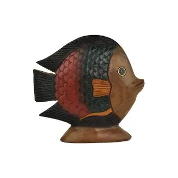 Dřevěná dekorace Rybka 25 cm