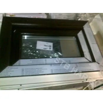 Okno Okno 60x40 tmavý dub sklopné TROJSKLO