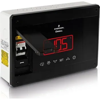 Termostat Regulátor pro chladírny Dixell XER262P 5N1040 s jističem a chráničem