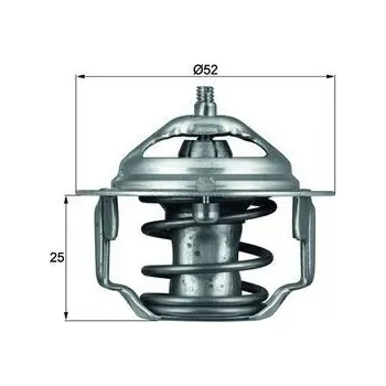 Automobilové těsnění Termostat, chladivo MAHLE TX 64 88