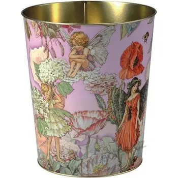 Dóza na potraviny VÍLY květinové, plechová dóza 3045 na hračky