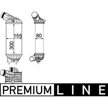 Chladič motoru Chladič turba MAHLE CI 212 000P