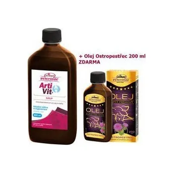 VITAR Veterinae ArtiVit Sirup + akční balíčky Provedení: 500 ml + ostrop. olej 200 ml