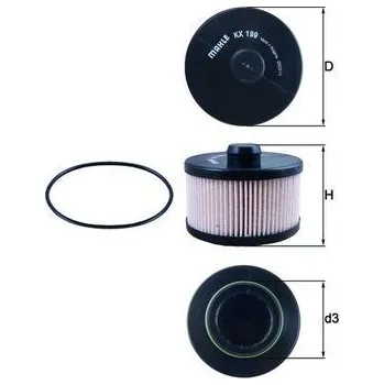 Palivový filtr Palivový filtr KNECHT KX 199D