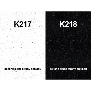 Kuchyňská pracovní deska Zástěna K217 GM/K218 GM 4100/640/10 (Zástěna K217 GM/K218 GM 4100/640/10)