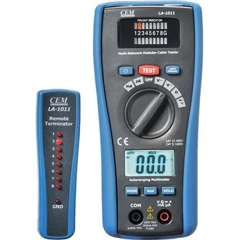 Multimetr CEM LA-1011 - Tester kabelů