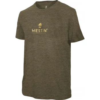 Rybářské oblečení Westin Tričko Style T-Shirt L Moss Melange