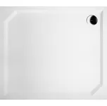 SARA sprchová vanička z litého mramoru, obdélník 90x80cm, bílá HS8090