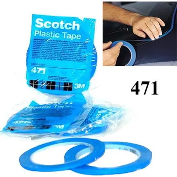 3M 06404 Obrysová páska PVC, modrá 3mmx33m