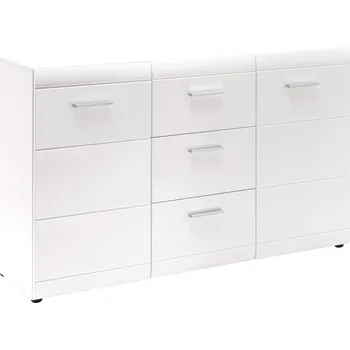 Komoda Germania Bílá komoda Adana 144 x 40 cm