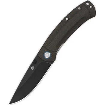 Pracovní nůž QSP knife Copperhead, zavírací nůž s klipem, hnědá micarta QS109-C2