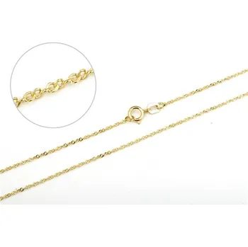 Řetízek Dámský řetízek ze žlutého zlata kroucený ankr 45 cm ZLR1411F + DÁREK ZDARMA