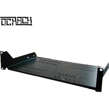 Rozvaděč OCRACK Polička s perforací 1U 280mm max.nosnost 25kg